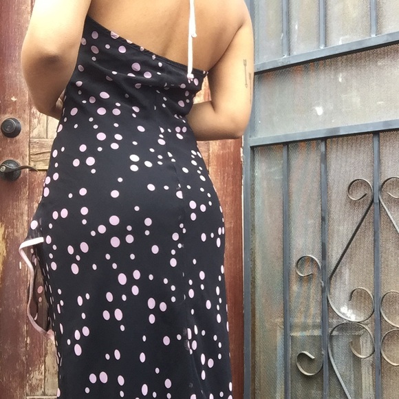 SOLD 💕Pink Dot Cocktail Dress💕 - Picture 3 of 5